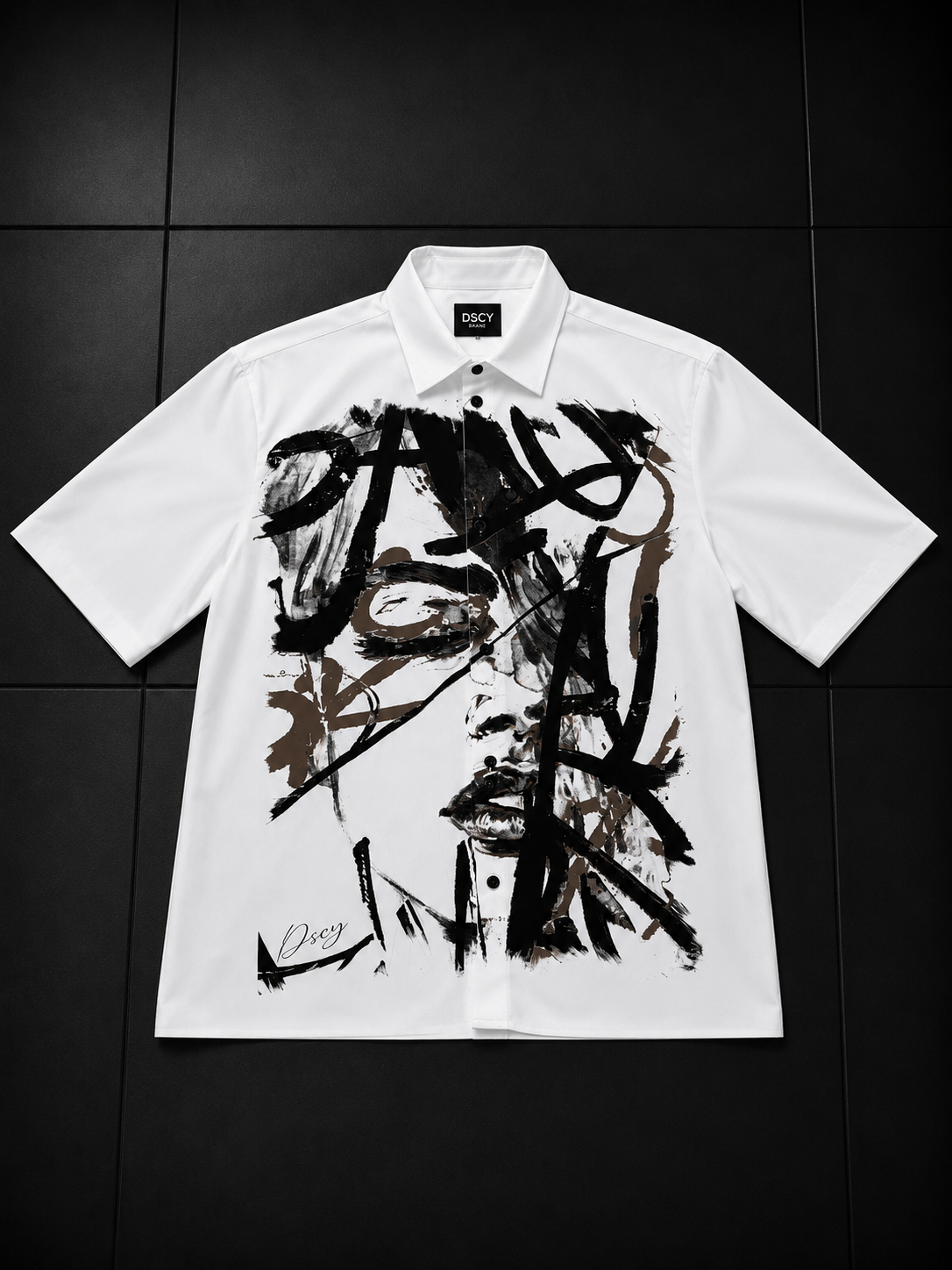 T-shirt camicia DSCY bianca