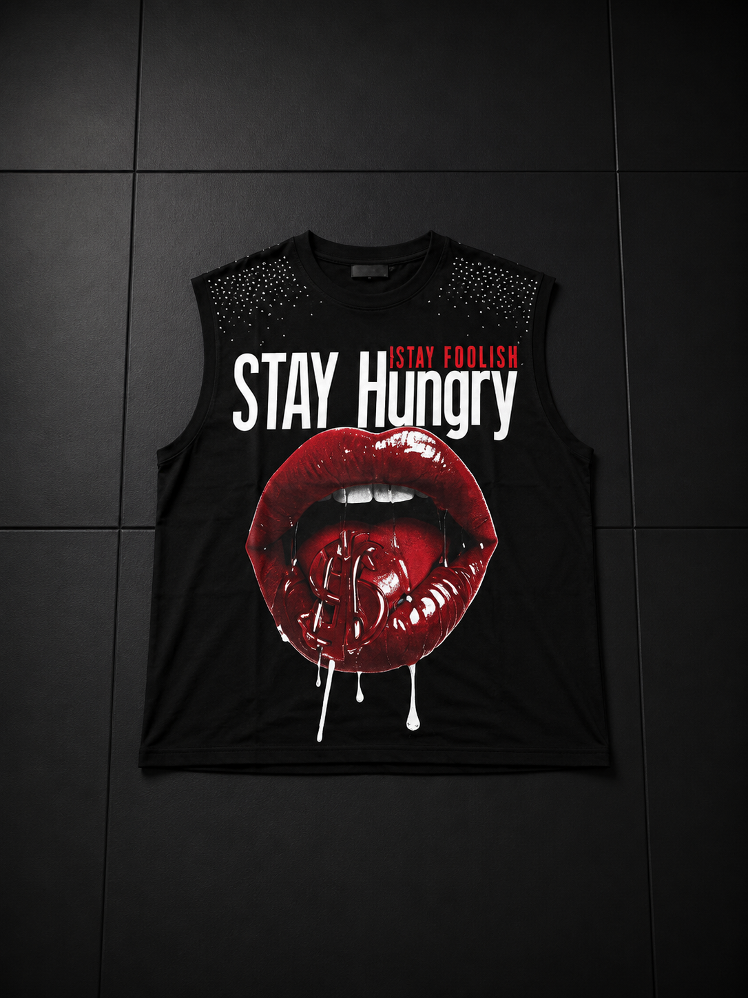 T-shirt smanicato Hungry