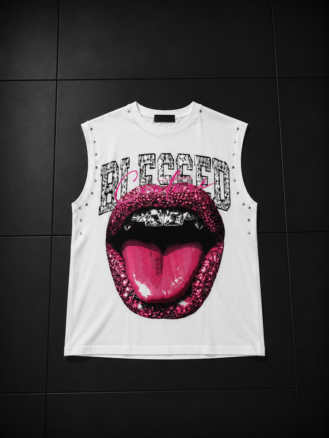 T-shirt smanicato Blessed