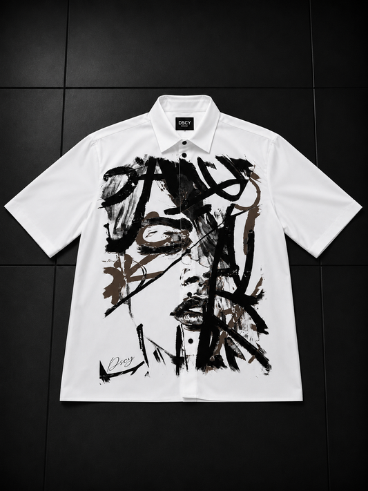 T-shirt camicia DSCY bianca