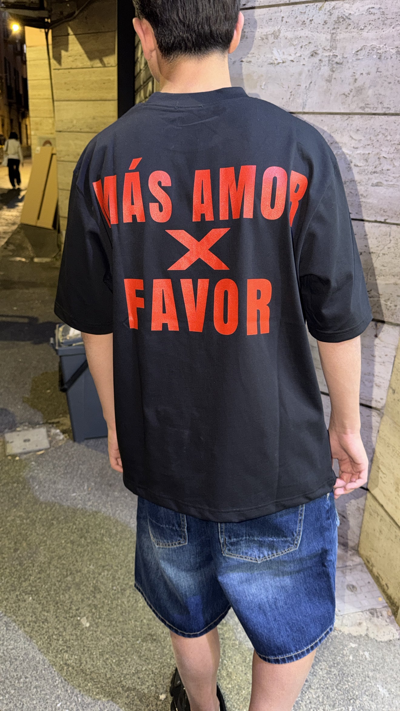 T-shirt MAS AMOR X FAVOR