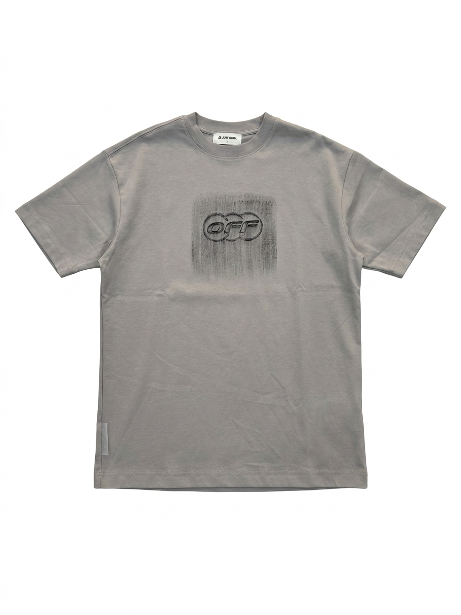 T-shirt off