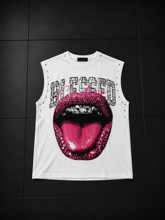 T-shirt smanicato Blessed