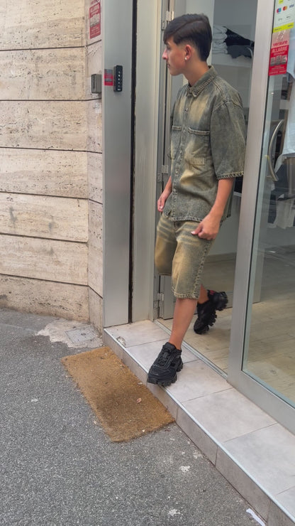 Coordinato Jeans Sabbiato